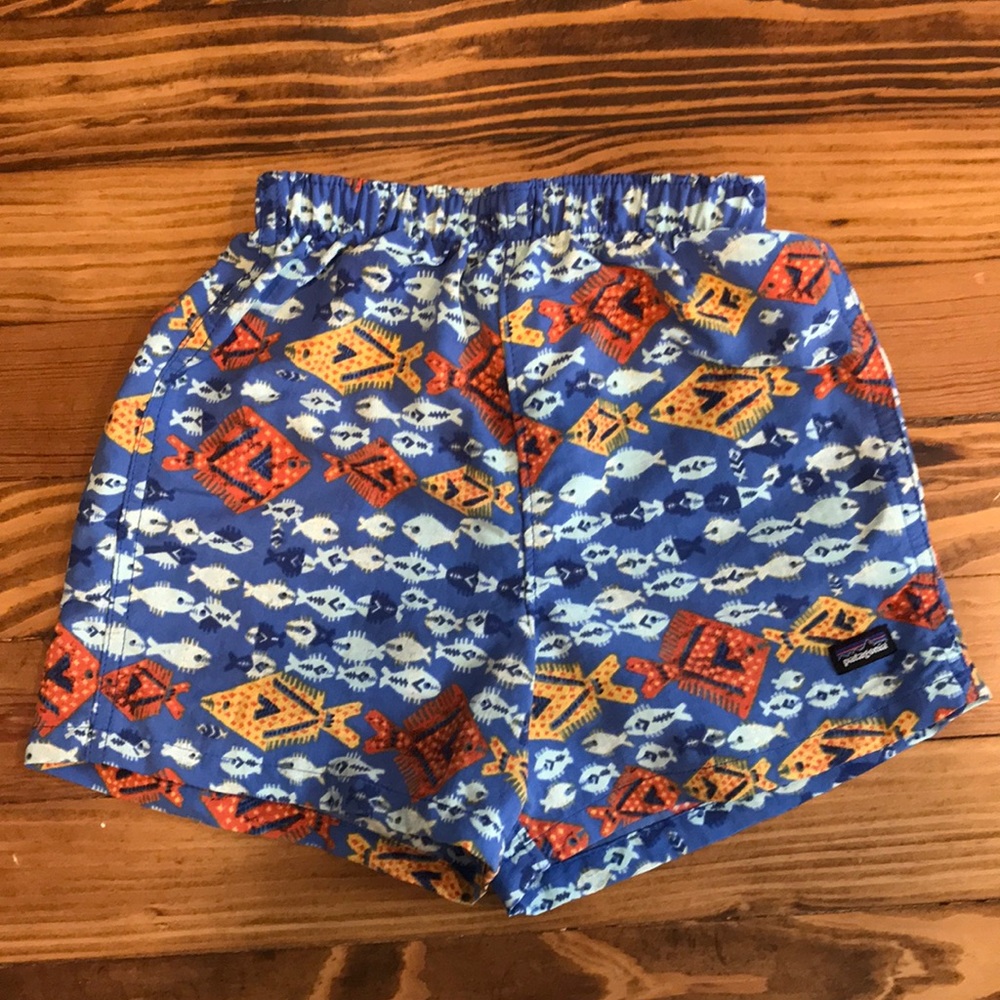 Patagonia swim shorts boys 4T